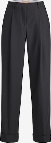 JJXX Regular Pleat-Front Pants in Black: front