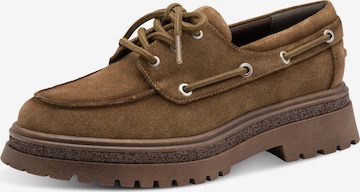 Tamaris Moccasins in Beige: front