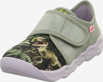 SUPERFIT Slippers 'BUBBLE' in Green: front