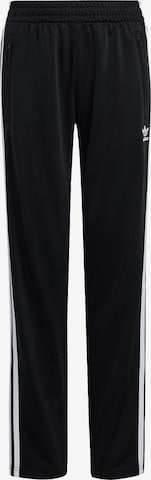 ADIDAS ORIGINALS Regular Pants 'Firebird' in Black: front
