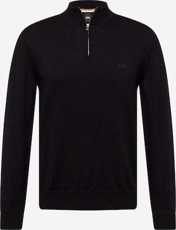 BOSS Sweater 'Padro' in Black: front