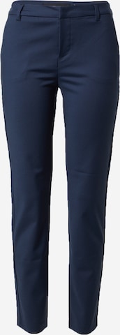 VERO MODA Slim fit Chino Pants 'Leah' in Blue: front