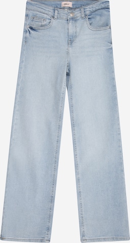 ONLY GIRLS Wide leg Jeans 'KOGJuicy' in Blue: front