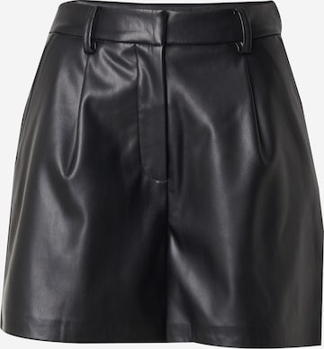 ONLY Loose fit Pleat-Front Pants 'ONLSaramy' in Black: front